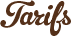Tarifs